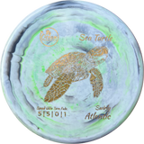 Ocean Discs Swirly Atlantic Sea Turtle