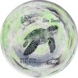 Ocean Discs Swirly Atlantic Sea Turtle