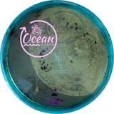 Ocean Discs Swirly Pacific Sea Turtle - Logo Stamp