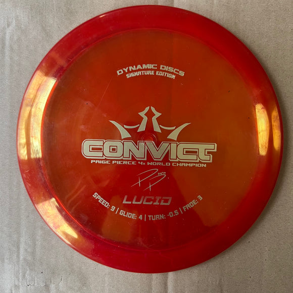 Dynamic Discs Lucid Convict - Paige Pierce 4x World Champion Signature Edition