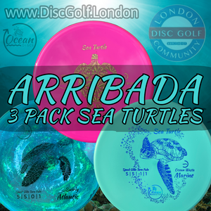 Ocean Discs Sea Turtle - Arribada 3 Pack